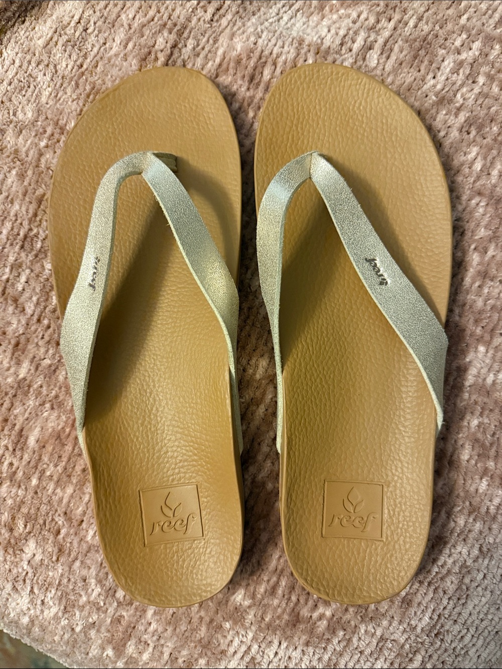 Reef Women’s Metallic Gold Flip Flop Sandals